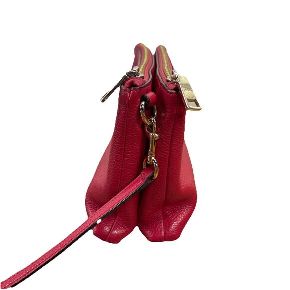 COACH Lyla Double Zip Pocket Crossbody, Strawberry Leather F38273 - Picture 3 of 16